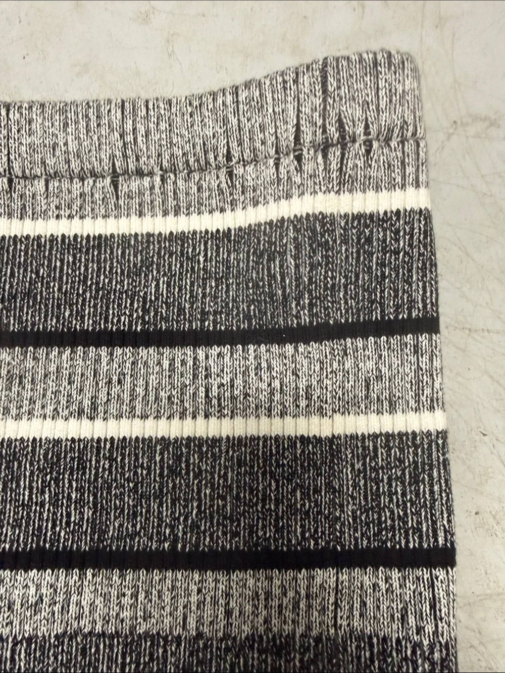 Striped Knit Skirt BRAND NEW - T byAlexander Wang - Size Small in Gray and Black